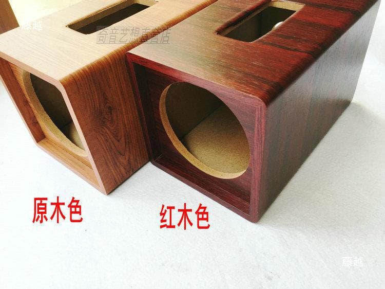 5-Inch 5-Color Test Speaker Car Solid Wood Dual Empty Box Subwoofer Box Speaker Cabinet Audio Shell