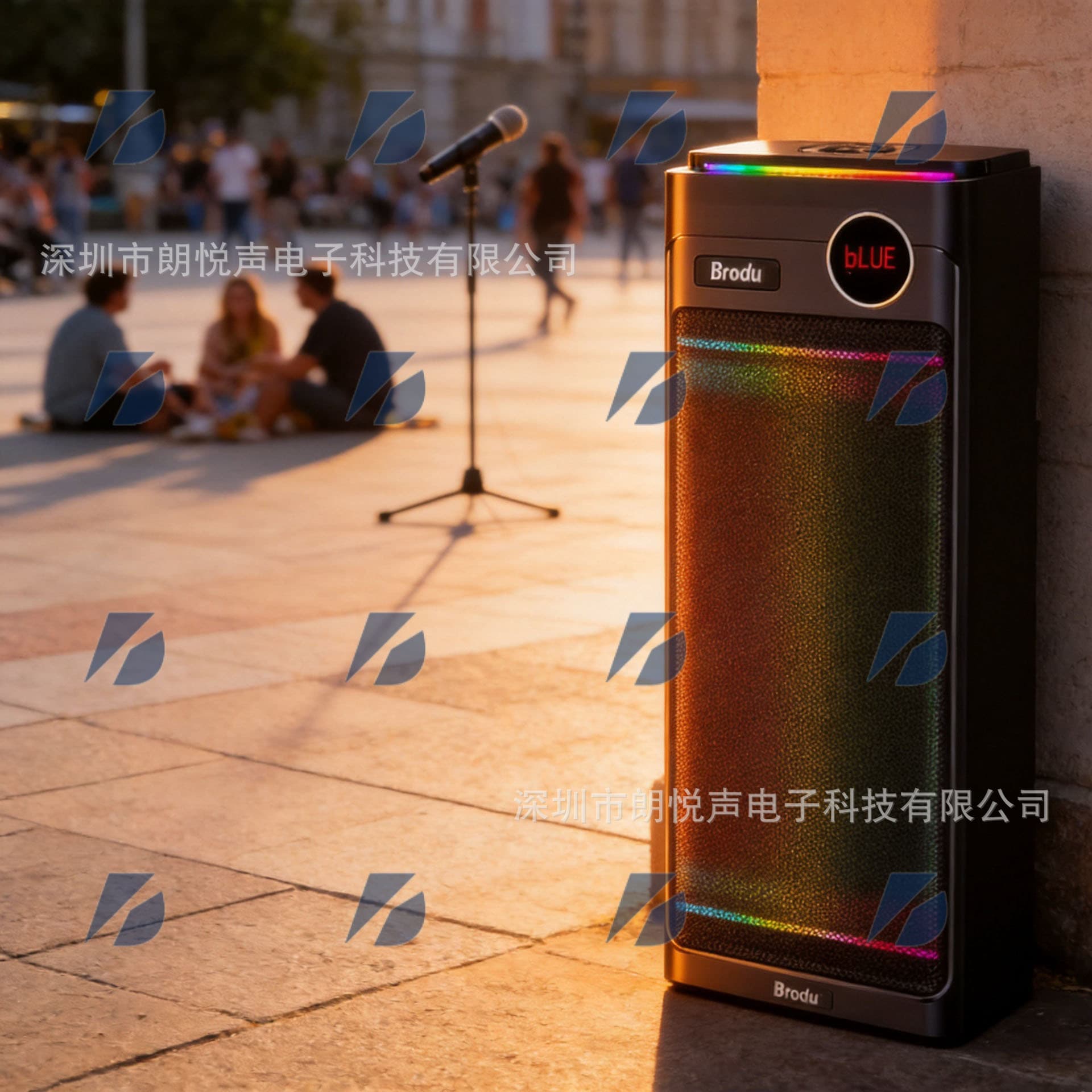 Portable Speaker with Excellent Outdoor Sound Quality Party Speaker Subwoofer Portable Bluetooth Speaker