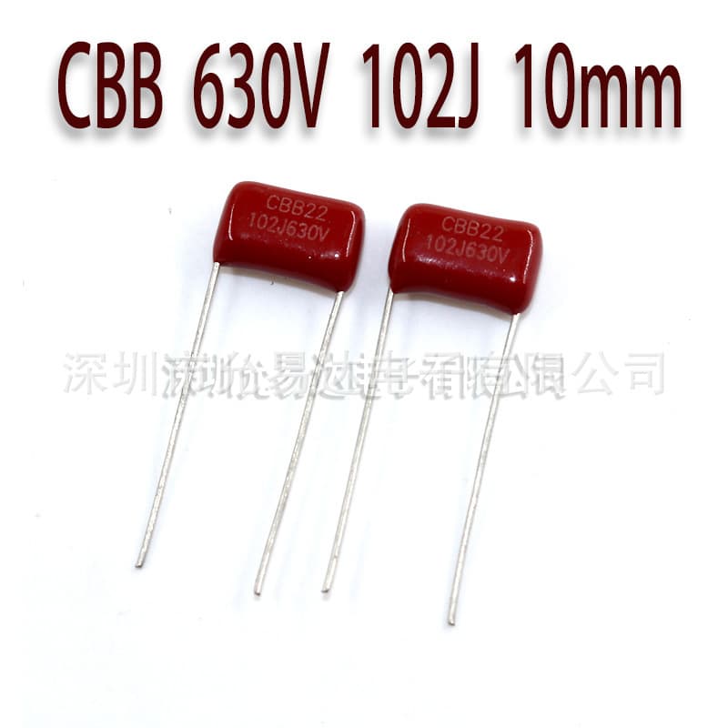 CBB Film Capacitor 630V 102J 10mm
