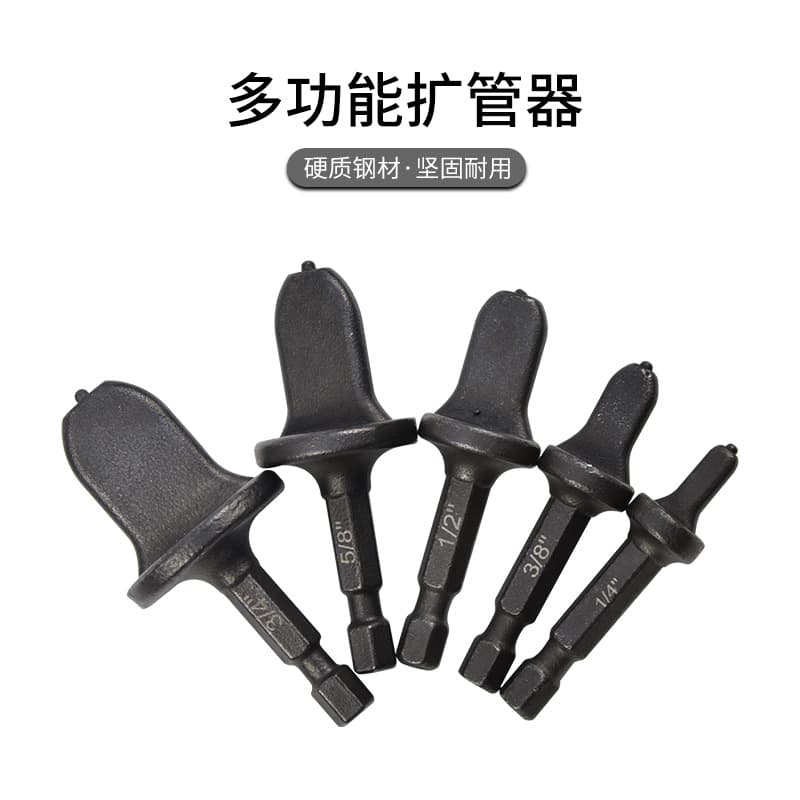 6-Piece Set Black British Standard Triangle Handle Tube Expander Air Conditioning Copper Tube Flaring Tool Copper Tube Expander