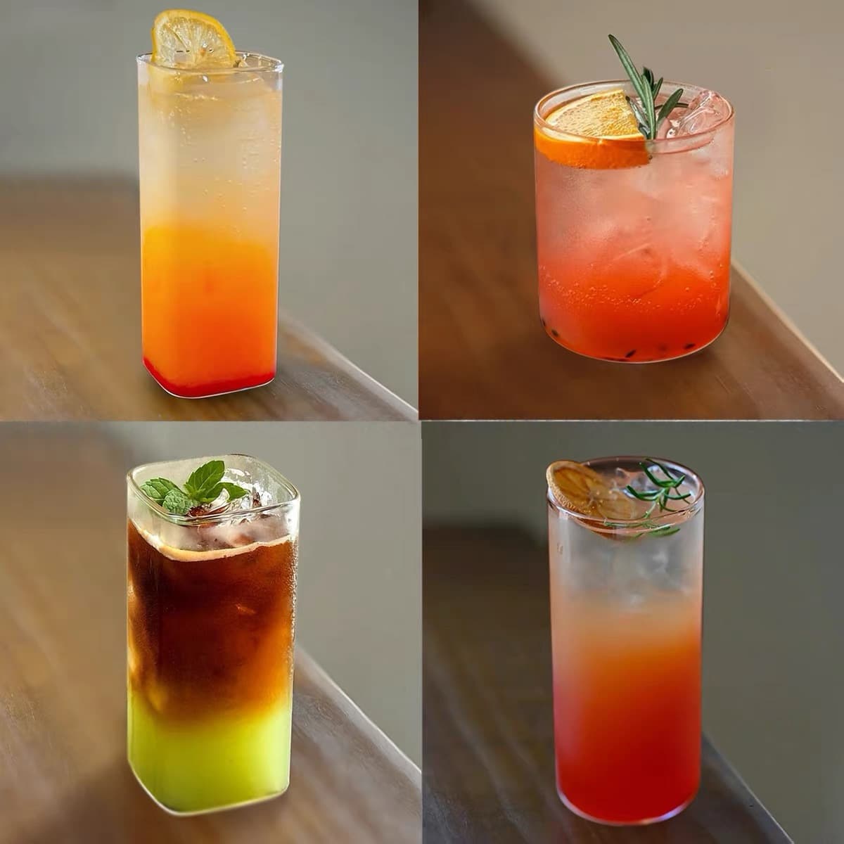 Minimalist Square Glass Cup, Home Transparent Summer Juice Cup, Cold Drink Cup, Ins Coffee Cup, Milk Cup, Water Cup
