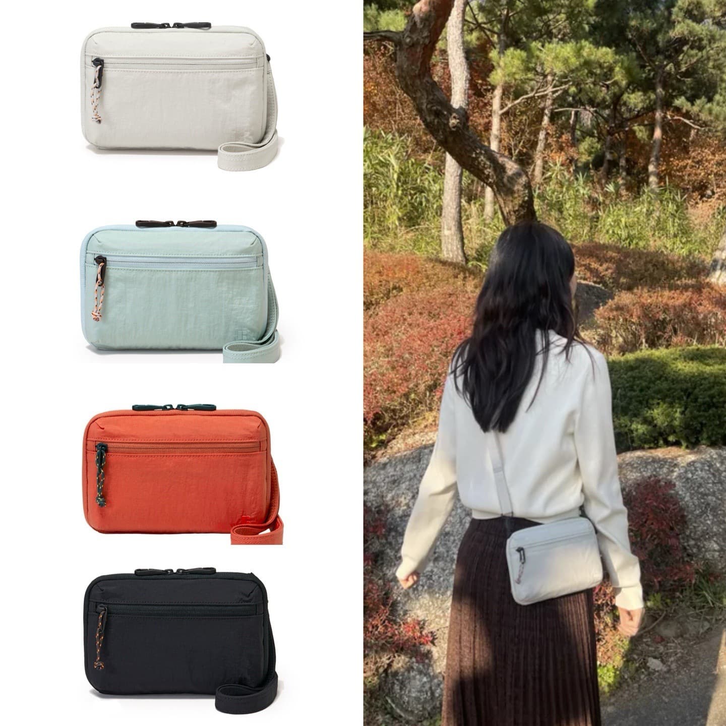 Korea BRANDEN New SafePlus Series Passport Case Crossbody Bag Wallet Anti-Skimming