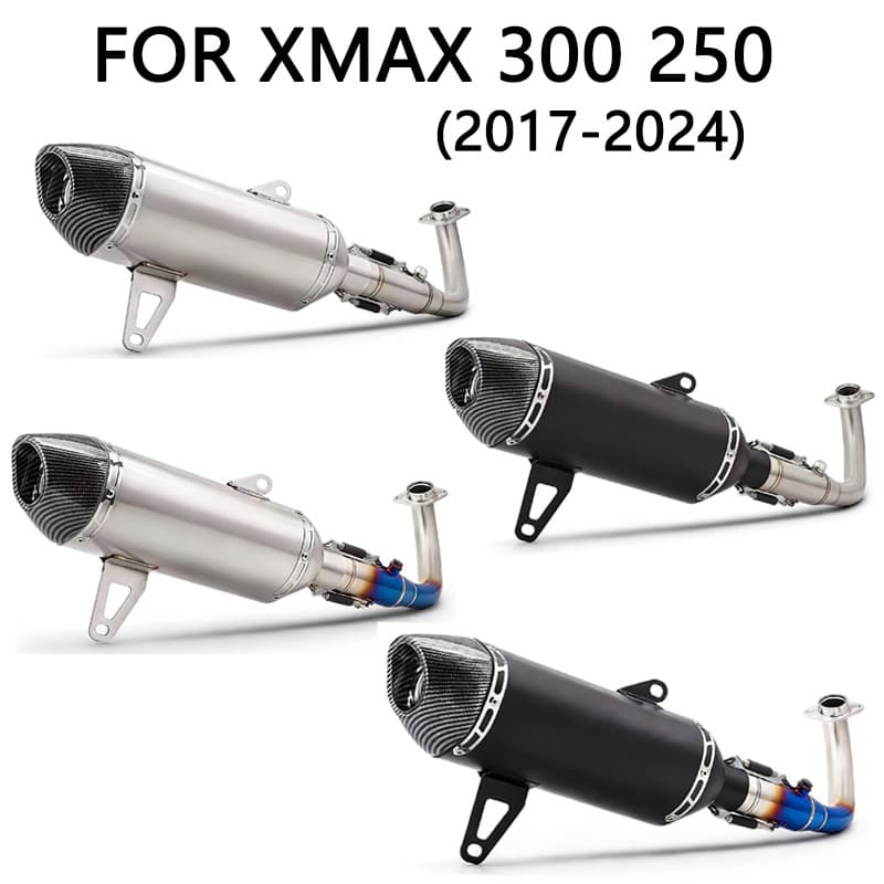 Motorcycle modified exhaust pipe tail row suitable for XMAX300 250 XMAX 300 X MAX250