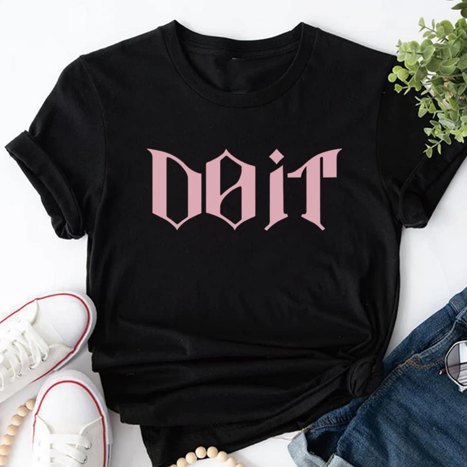 2026 Kpop T-Shirt SKZ It Tape Do It T-Shirt Do It T-Shirt K-pop T-Shirt Harajuku Top
