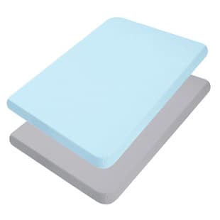 Mini Crib Fitted Sheet for Pack N Play, Fleece Microfiber Soft Baby Mini Crib Sheet