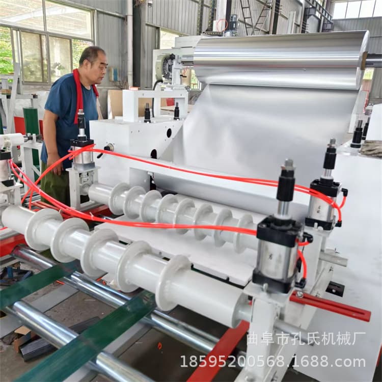 Insulation Board XPS Rubber-Plastic Cotton Composite Machine Extruded Board Aluminum Foil Laminating Machine Foam Board Reflective Film Laminator