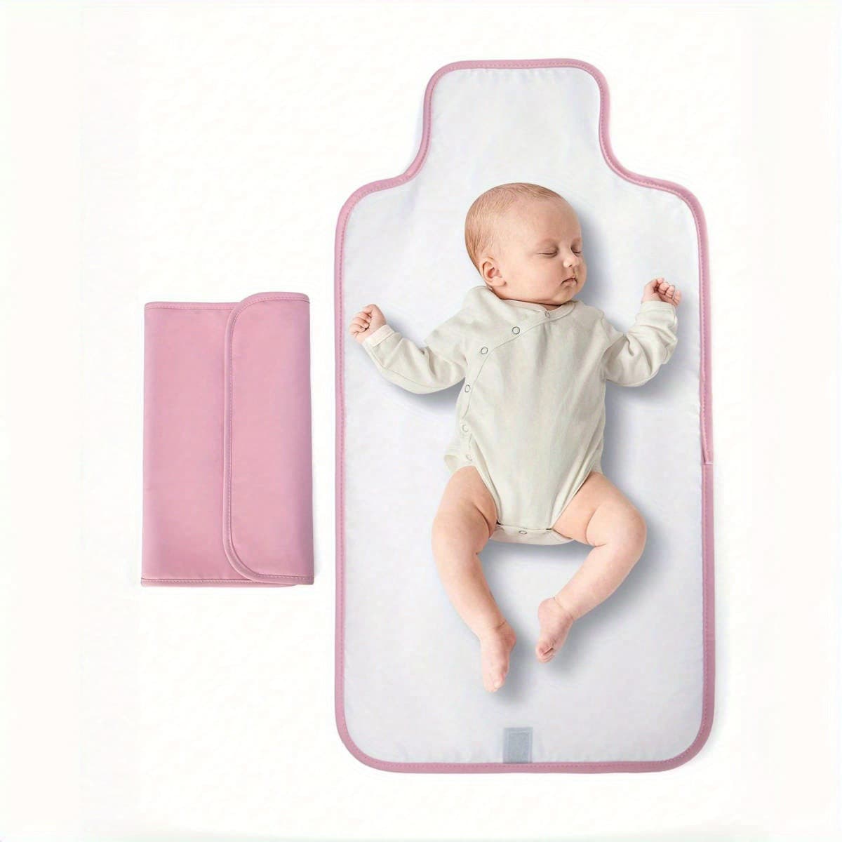 Newborn Baby Changing Pad Portable Infant Waterproof Diaper Mat for Mom Outing Nursing Postpartum Foldable