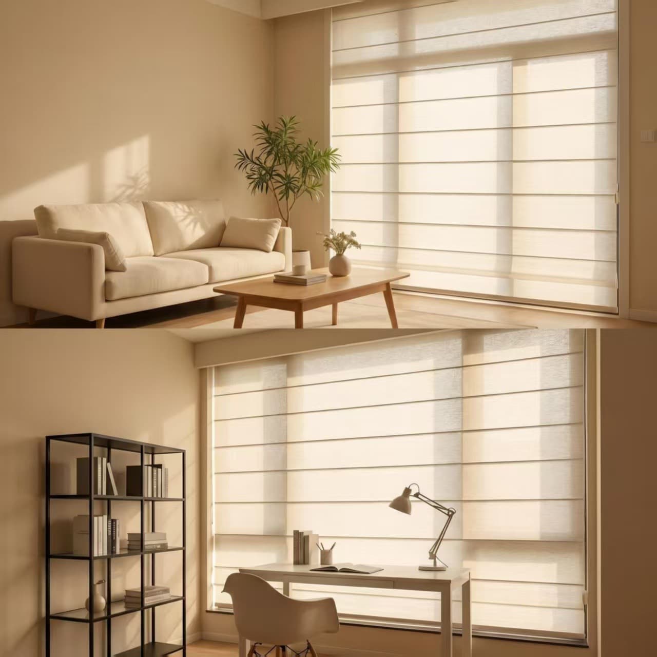 High-end blackout Roman blinds, natural linen Venetian blinds, bedroom, living room, study sunshade folding blinds, environmentally friendly.