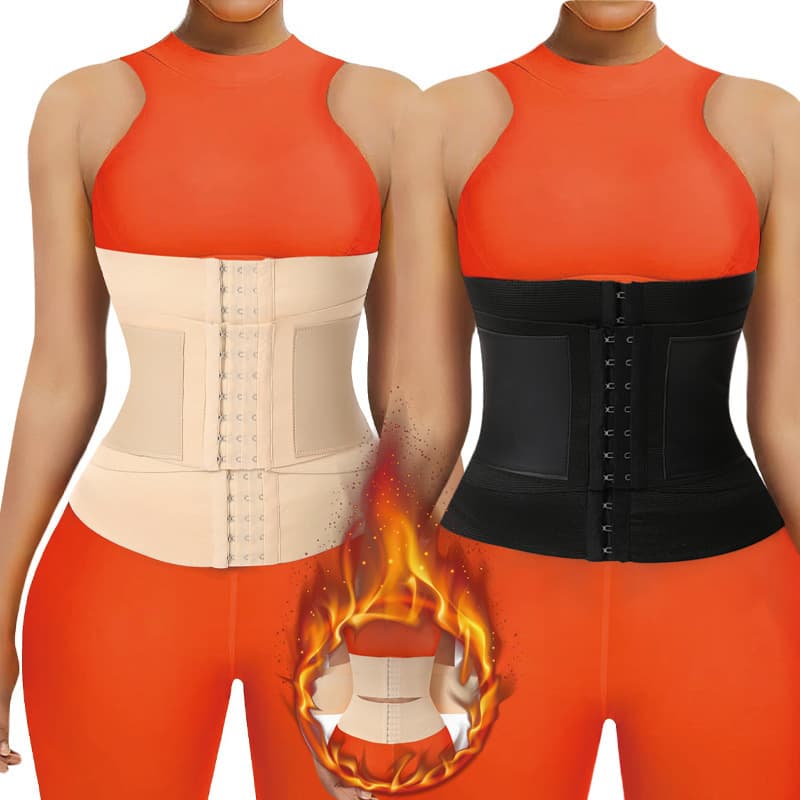 Waist Trainer Adjustable Plus Size Belt Waist Trimmer Belt Sweat Sauna Belt Shapewear Corset