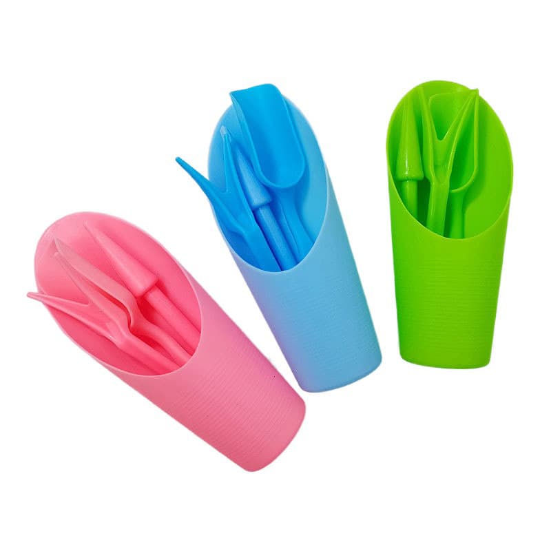 4 succulent tool sets, seedling starter, hole punch, bucket shovel, gardening tools, flower potting plastic shovel
