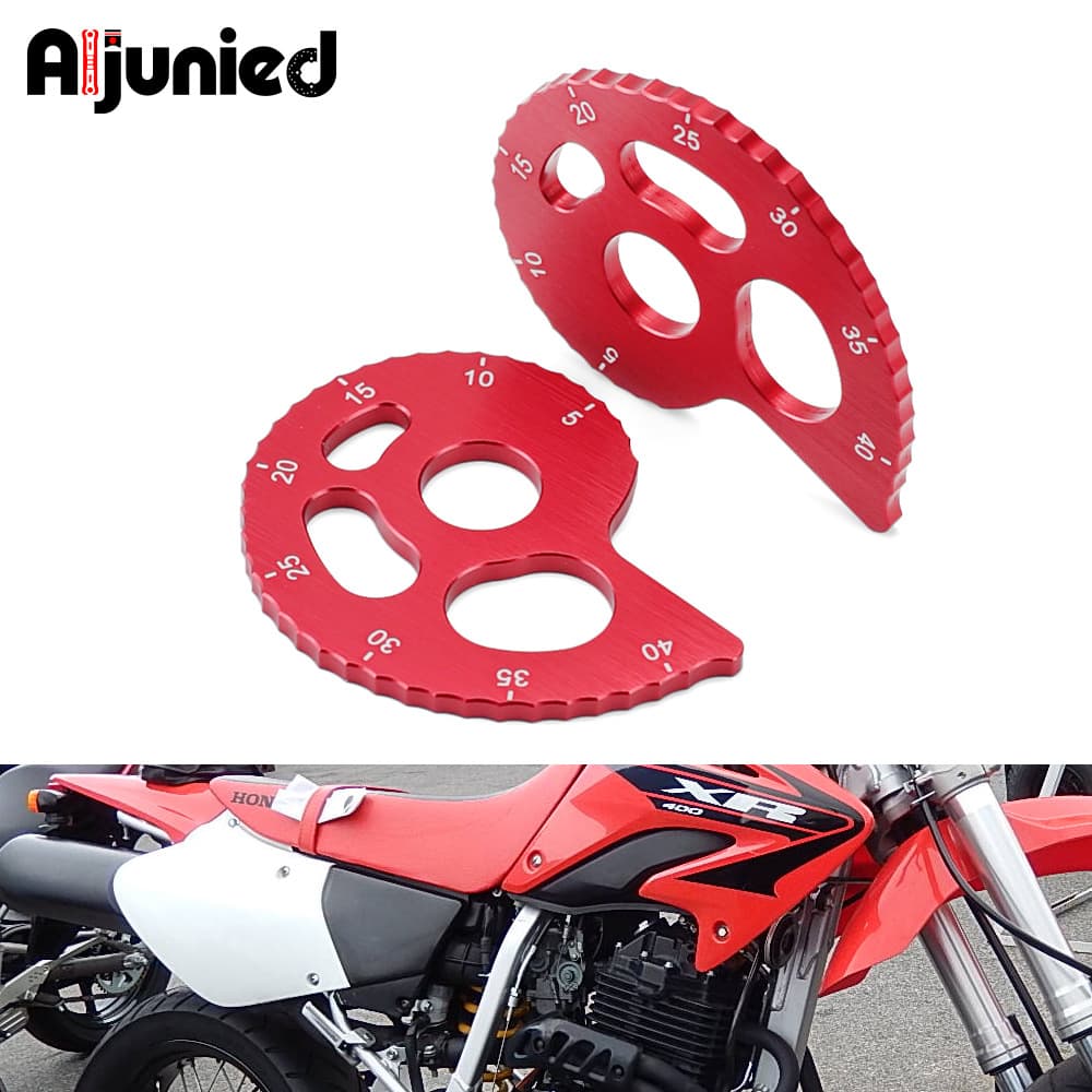 Motorcycle Rear Chain Tensioner Adjuster Compatible with Honda CRF150F XR250L TW200 Modified Parts