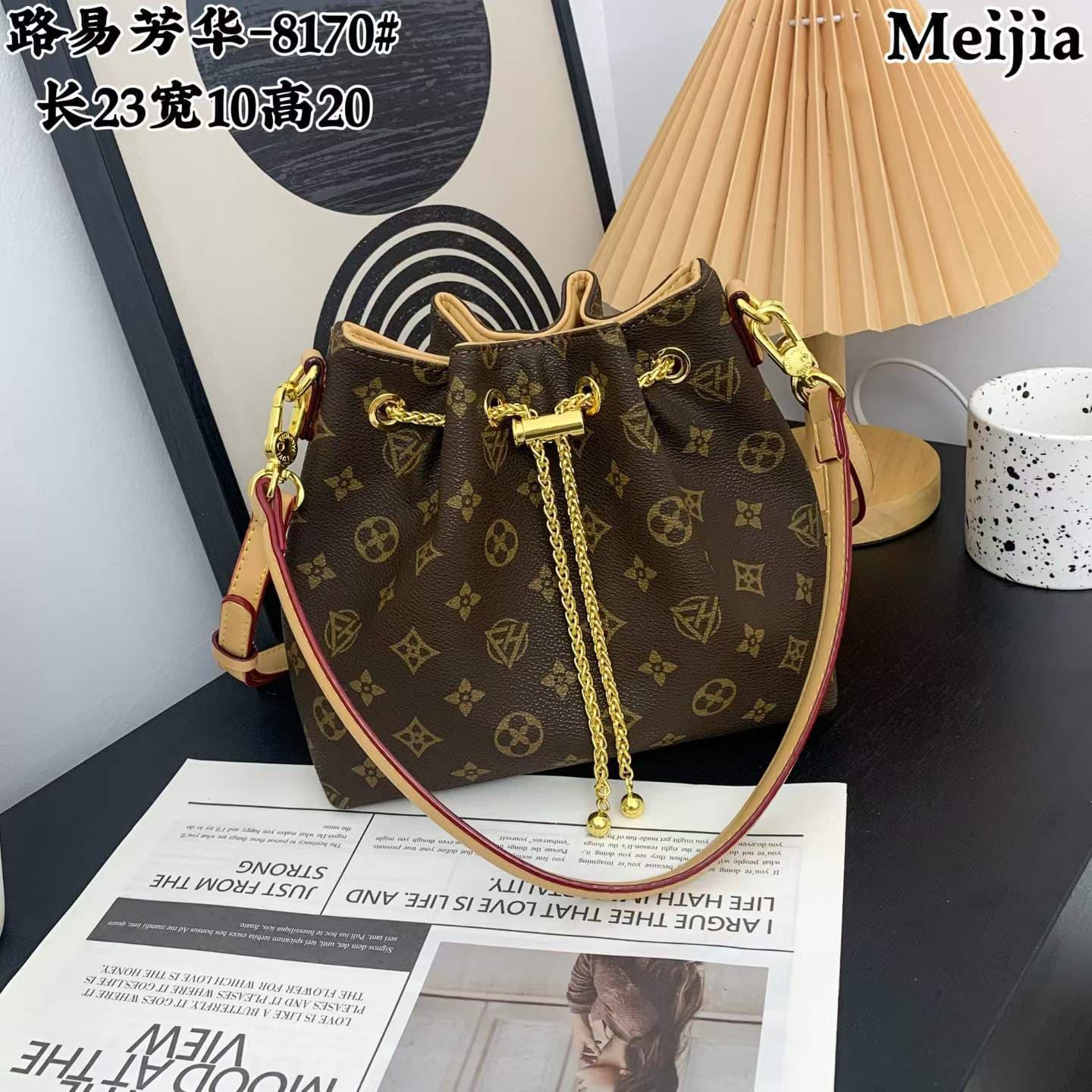 Louis Fanghua Cross-border Hot Selling Women's Bag 2026 New Letter Print Shoulder Crossbody Bag Handbag Bags Wholesale