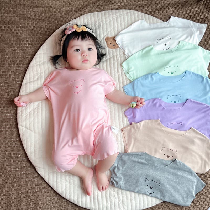 Baby Modal Touch Short Sleeve Onesie Thin Summer Cartoon Baby Clothes Crawler Suit Comfortable Breathable Unisex Newborn Outfit