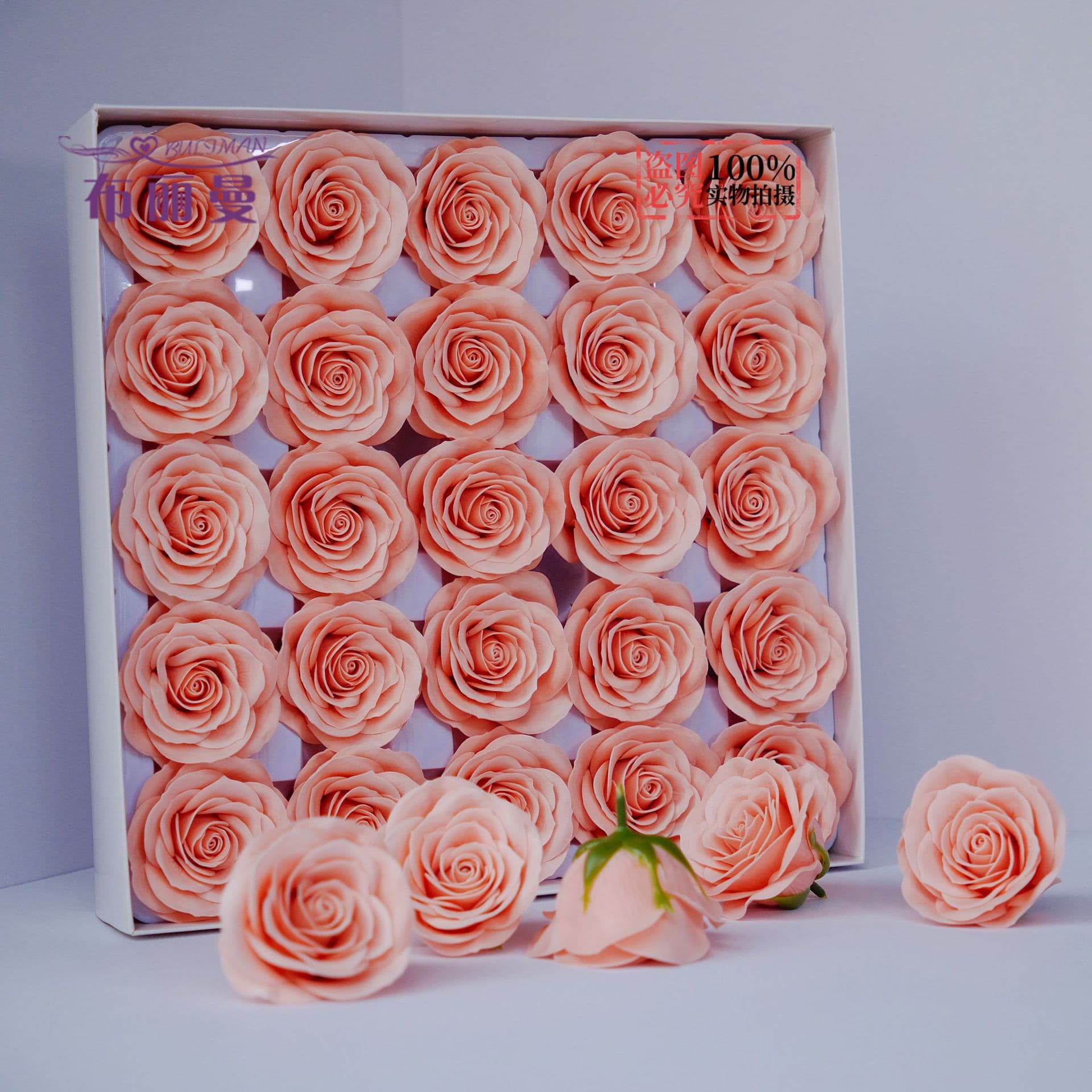 Cross-Border Seven-Layer Awakening Soap Flower Rose, Soap Flower Manta Preserved Bouquet, Birthday Gift for Girlfriend
