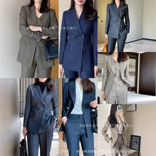 2026 Women's Summer Niche Commuter Style Blazer Loose Fit Versatile Long Sleeve Structured Shoulder Design Suit Jacket