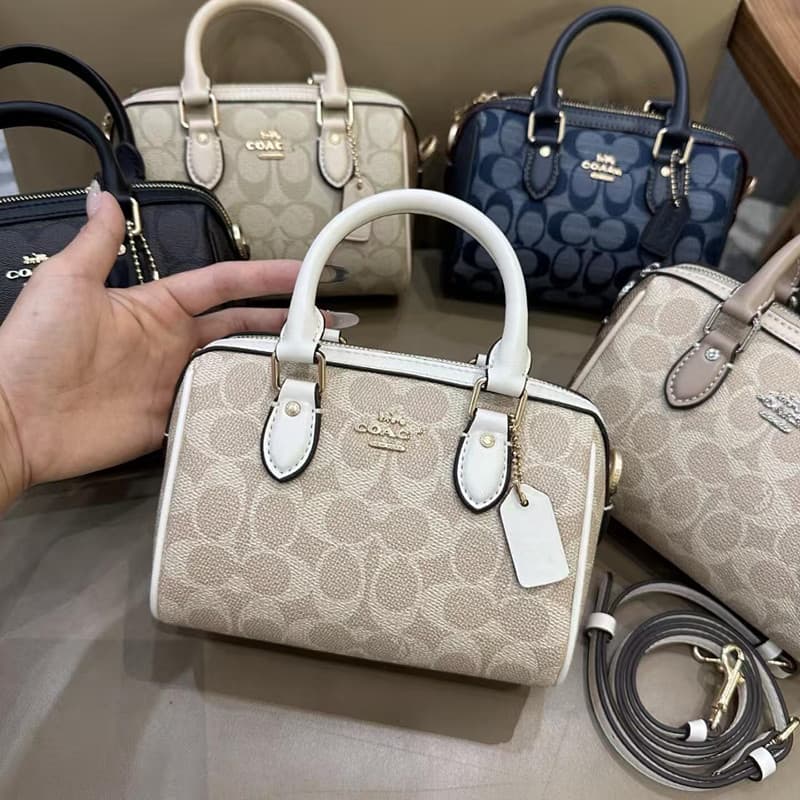Koujia 2025 New Style Rowan19 Mini Boston Bag Versatile Commuter Pillow Bag Handbag Crossbody Women's Bag