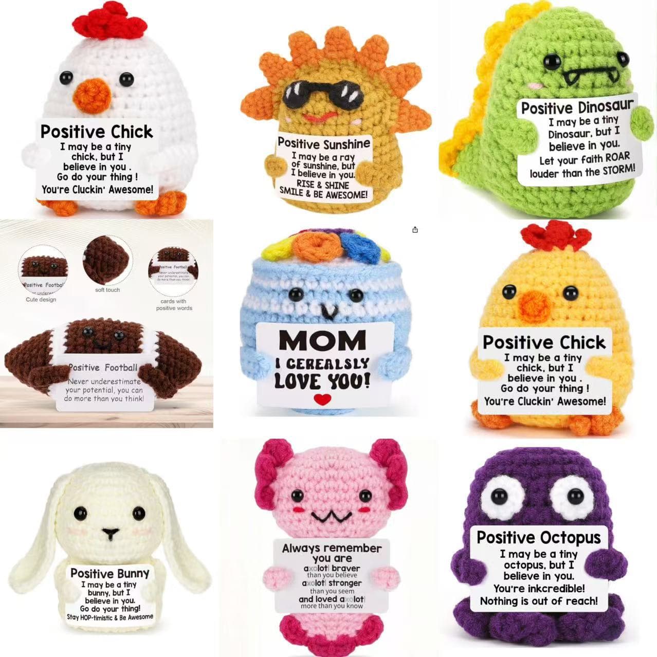 Cross-border New Amazon Emotional Support Duck Cute Positive Energy Quirky Doll Ornament