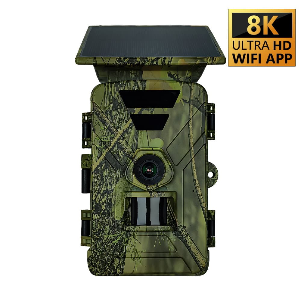 8K with 60MP solar version hunting camera camera infrared camera HD pixel hunting and outdoor PR903W
