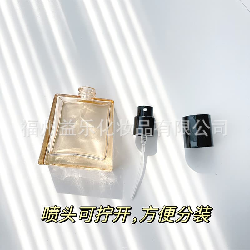 Stock Screw Mouth Perfume Refill Bottle Spray Bottle Colored Glass Empty Bottle Cosmetic Replacement Bottle 30ml Sample Bottle