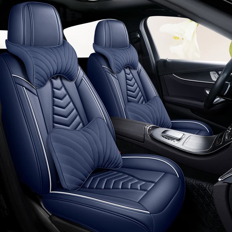 26 years new breathable perforated leather all-inclusive five-seater car seat cushion four-season universal car seat cover cross-border Amazon