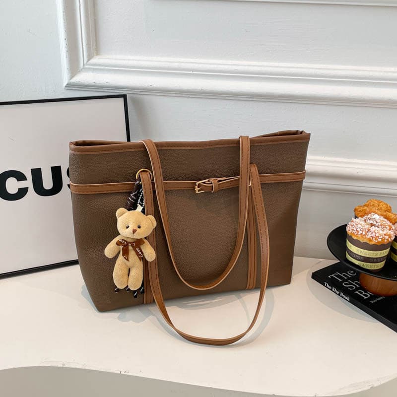 Retro Textured Large Capacity Bag Women's 2026 Spring New Fashion Crossbody Bag Versatile Commuting Bucket Bag
