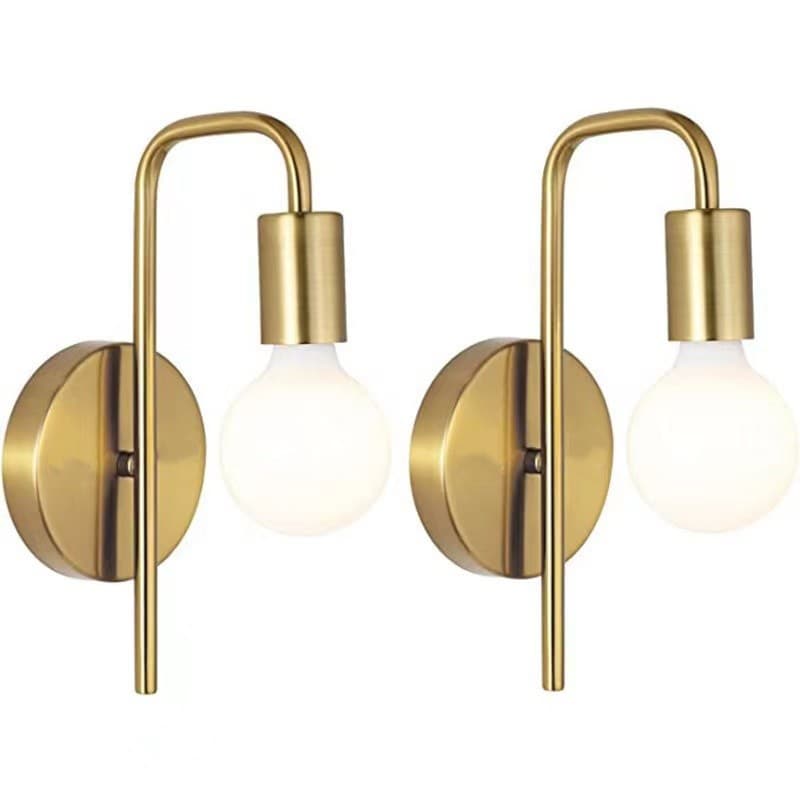 Minimalist Nordic bedroom bedside wall lamp, creative American-style living room background wall, hotel corridor balcony staircase light