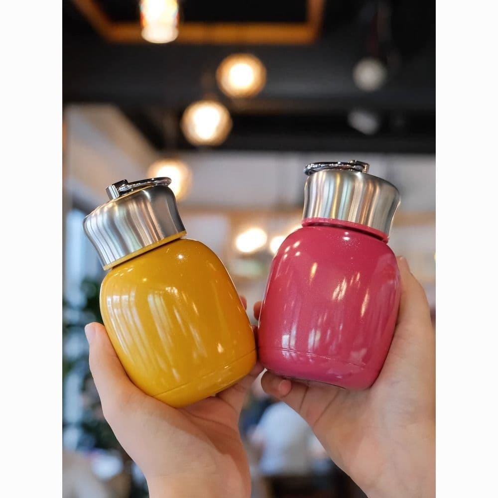 304 Mini Stainless Steel Insulated Cup Compact for Men and Women Students Creative Cup Children Portable Cute Cartoon Cup