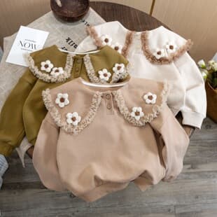 Girls' Sweatshirt Spring/Autumn Fashionable Baby Trendy Korean Version Long Sleeve Pullover New Children's Top