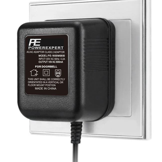 Video Doorbell Smart Doorbell Ring Dedicated Power Adapter Transformer 18V 500mA with 3M/5M Cable