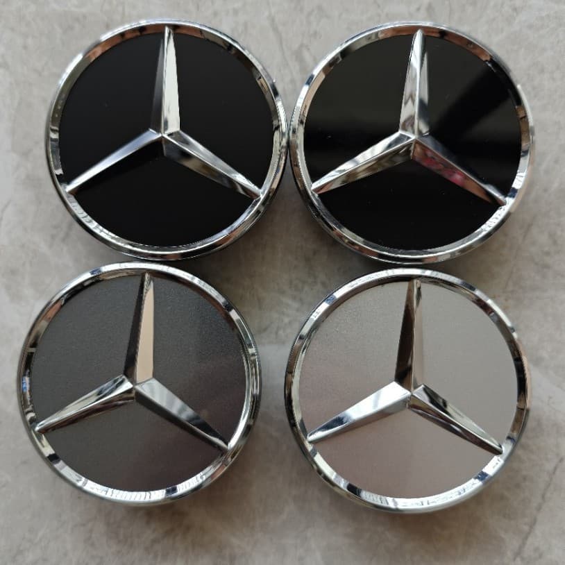 Compatible with Mercedes-Benz E-Class, S-Class, GLE350, GLS450, C-Class, GLC300 7.5/6 cm car badge