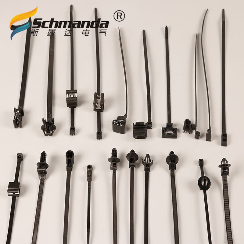 Fir Tree Pin-Type Automotive Cable Tie Wire Clip Photovoltaic Wire Clamp Sheet Metal Cable Tie Positioning Buckle HF0201/HF020