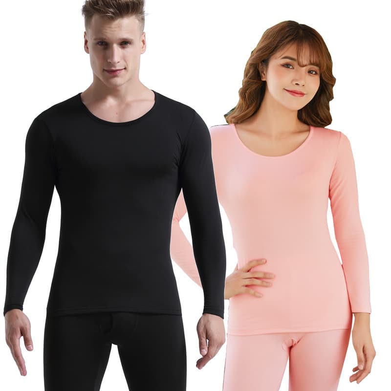 Autumn Women's Thermal Underwear, Thin Fleece-Lined and Thick Leggings, Men's Couple Set, Thermal Underwear, Cotton Pants