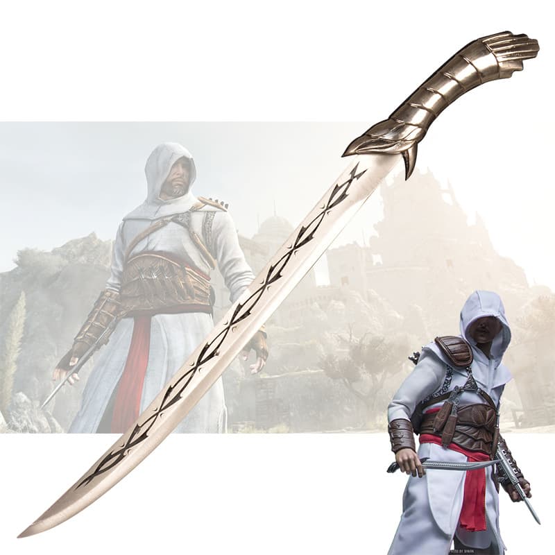 Forging Sword Valley Assassin's Creed protagonist Altaïr's short sword weapon game peripheral cos props metal unsharpened