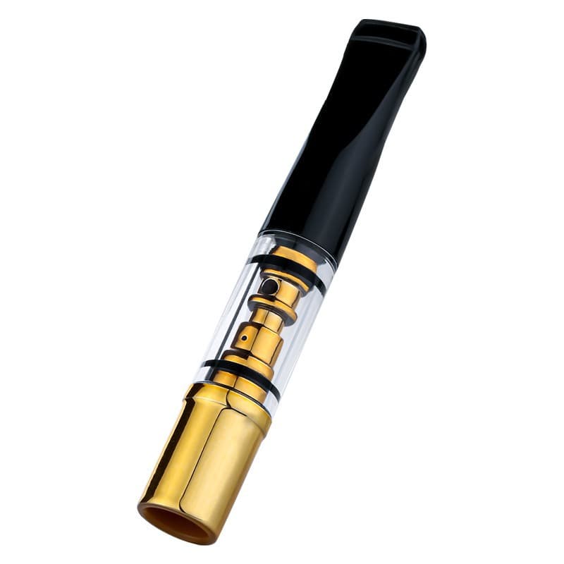Reusable Washable Filter Cigarette Holder, Coarse/Medium/Fine Triple-Use Tar Filter, Men's Resin Activated Carbon