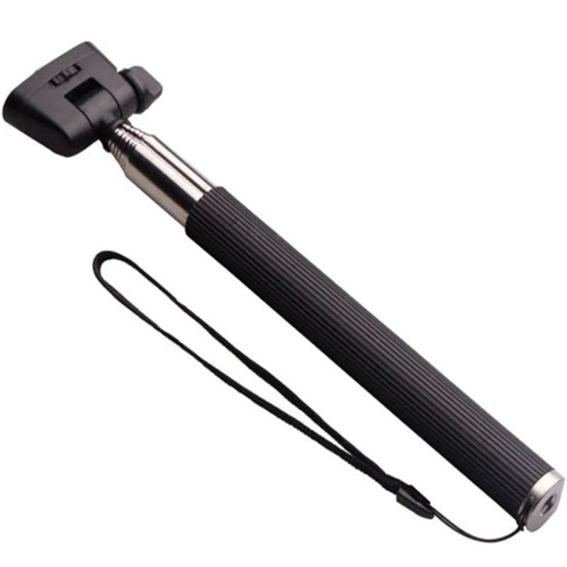 Factory Stock 1/4 Screw Stainless Steel 7-Section Telescopic Rod, Grooved Tube Selfie Stick for GoPro Outdoor Shooting