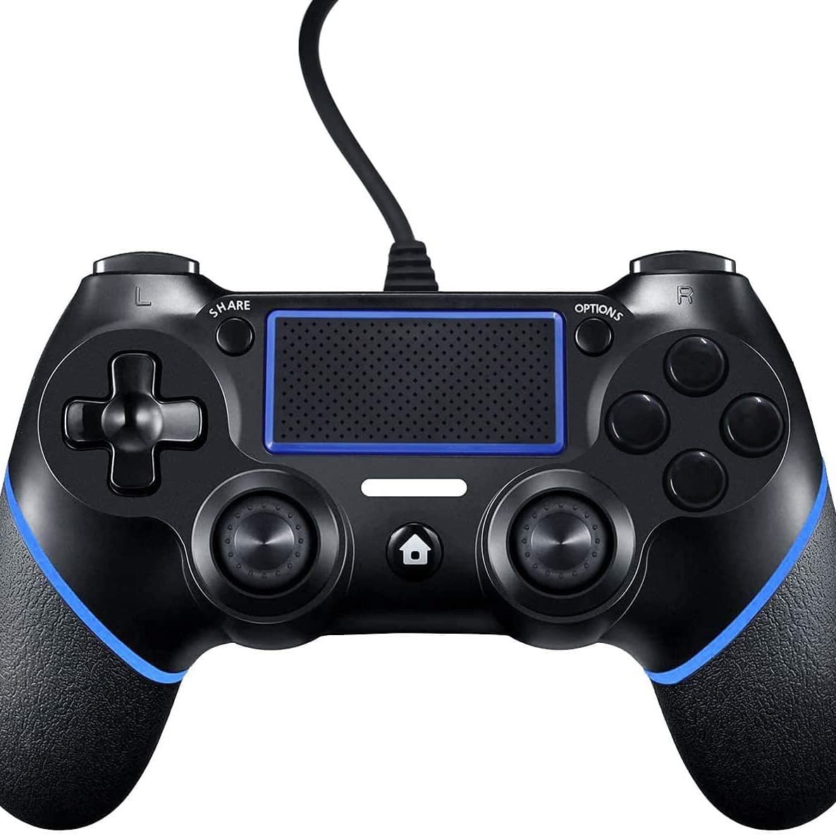 Factory Direct Custom Molded Rubber Coated PS4 Wired Controller PS4 Wired Game Controller PS4 Console Controller