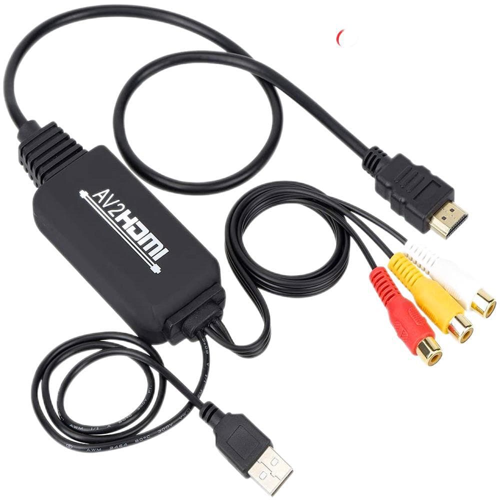 AV to HDMI Converter HDMI to AV Analog CVBS to HDMI Cable Length 1.8m 1080P