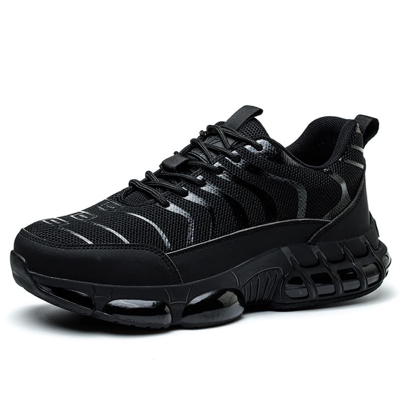 New summer wide-toe safety shoes, large-toe work shoes, laceless, anti-smashing, anti-puncture, lightweight, and comfortable to wear.