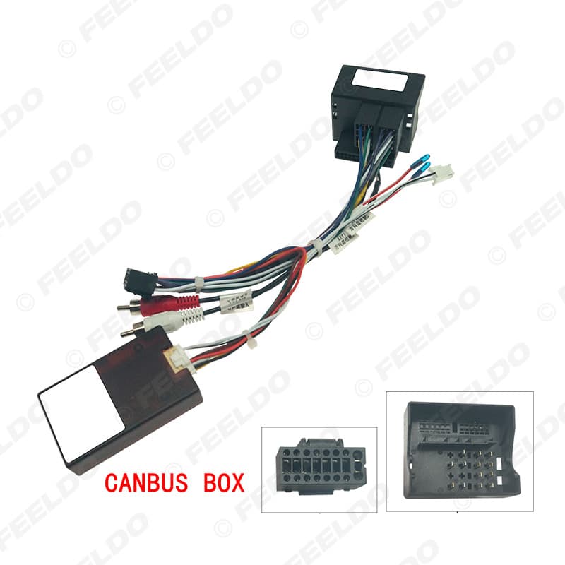 Compatible with Mercedes-Benz B200/Viano/R350/W203/S320 Android Navigation Power Cable + Protocol Box