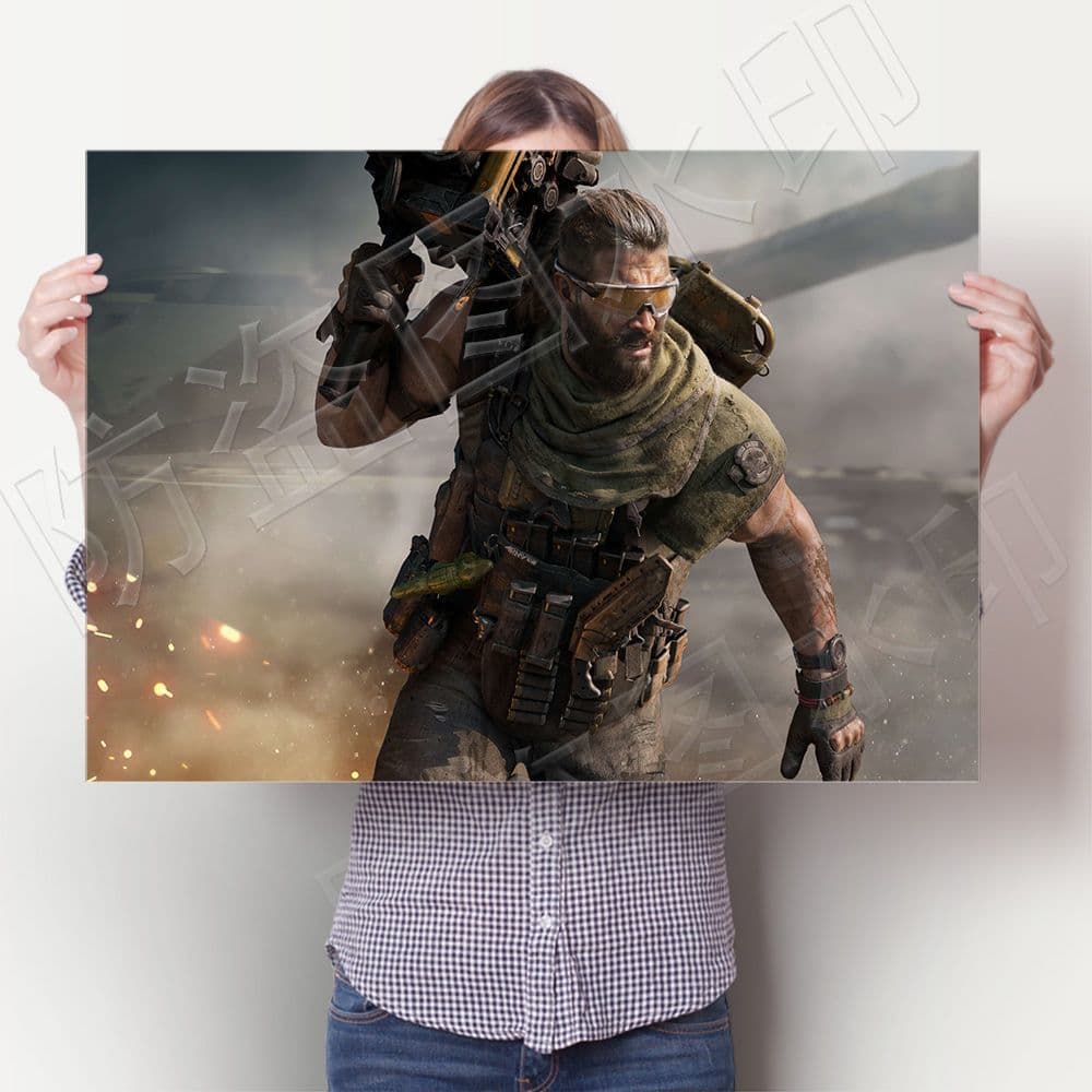 Delta Force Sea Revenge Retro Gaming Room Bedroom Headboard Wall Sticker Self-Adhesive Vinyl Decal