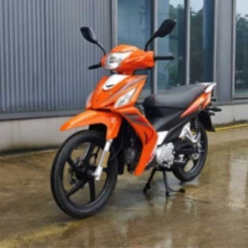 Two-Wheel Fuel Motorcycle Vintage Curved Beam Motorcycle Kawaqi Fuel-Efficient Two-Wheel Motorcycle 110cc