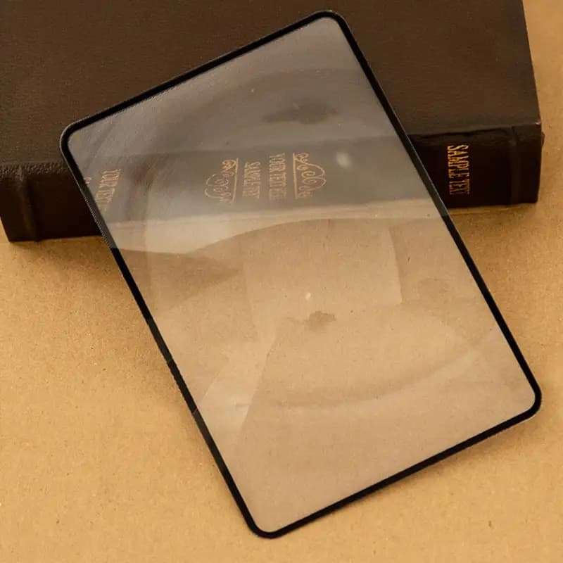 180*120mm Fresnel Lens 0.5mm Thin Portable Handheld Reading Magnifier Full Page Book Magnifier
