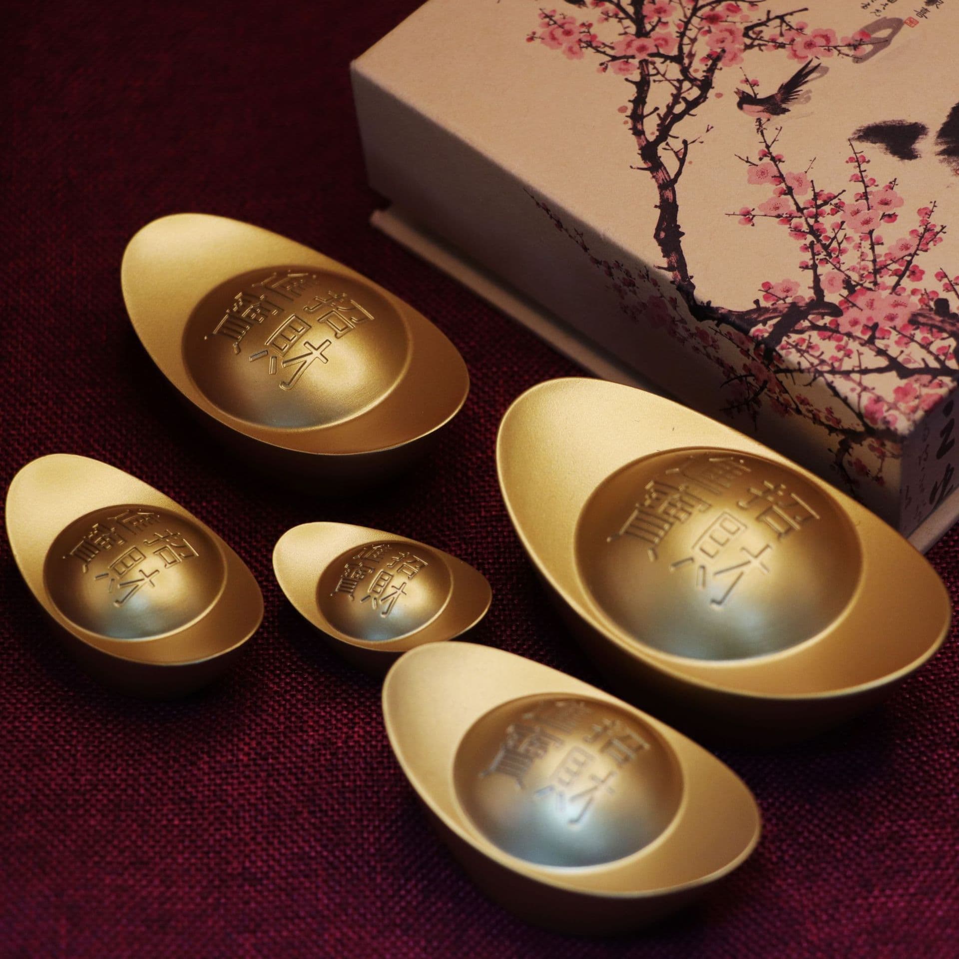 Brass solid sand gold ingot ornaments ingots for the God of Wealth living room cornucopia decorations opening housewarming gifts