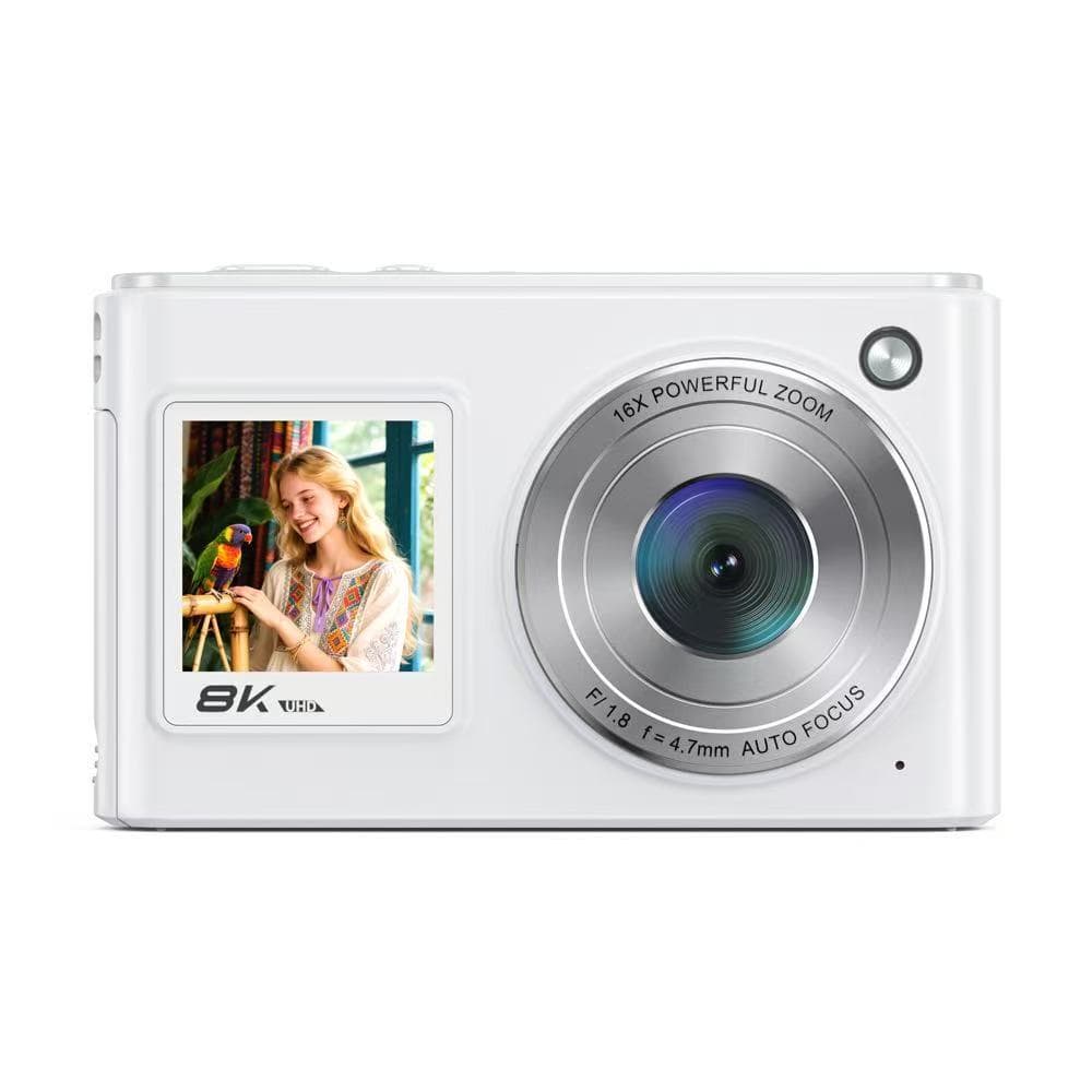 Cross-border new high-definition digital camera dual-screen CCD card machine student party entry-level campus camera wholesale