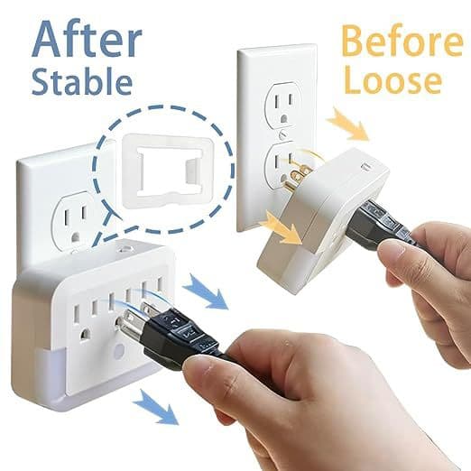 American Standard Socket Converter Cover, US 2-Pin Socket Adapter, American Socket Converter