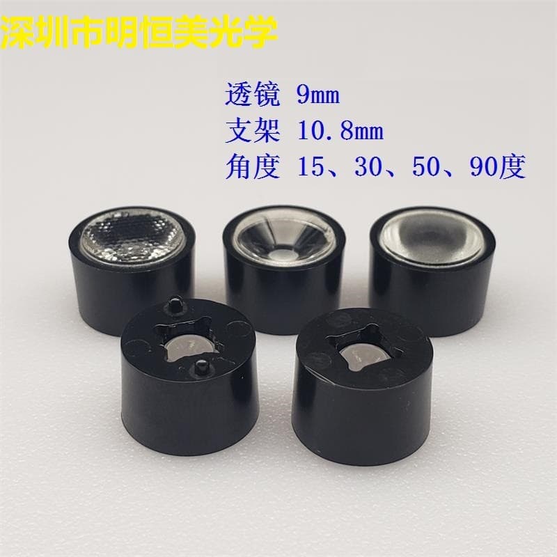 9mm Lens for LED, Infrared, Security, Spotlight, and Surveillance Applications