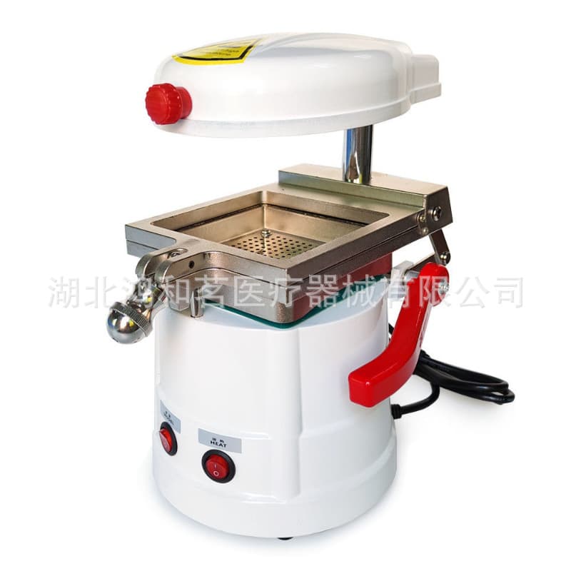 Dental vacuum forming machine, orthodontic retainer laminating machine, retainer forming machine laminating machine with steel balls
