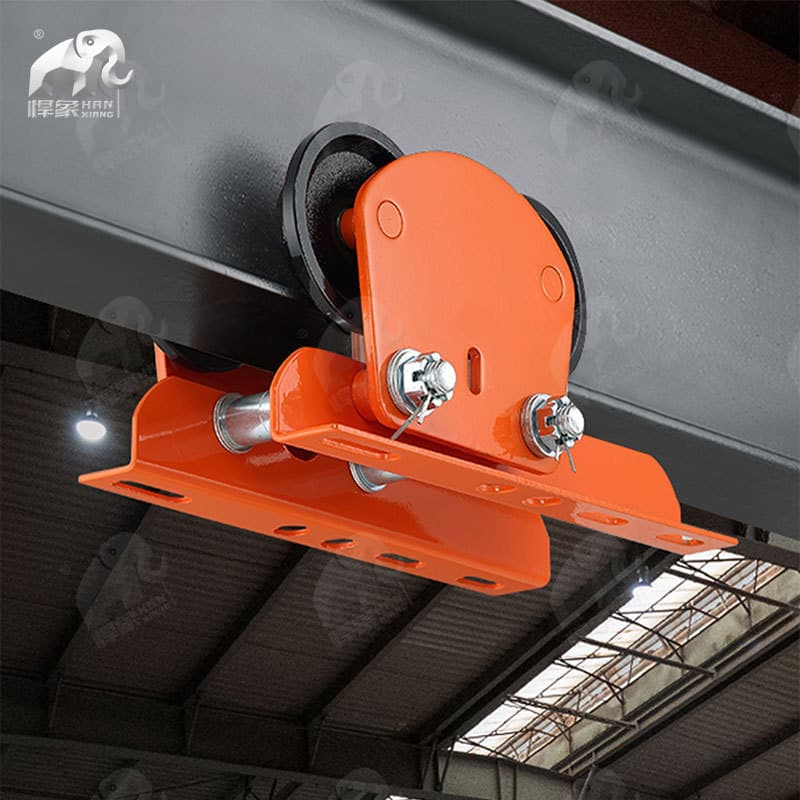 Manual Trolley Micro Electric Hoist Trolley Home Small Crane I-Beam Hand Push Trolley Micro Electric Trolley