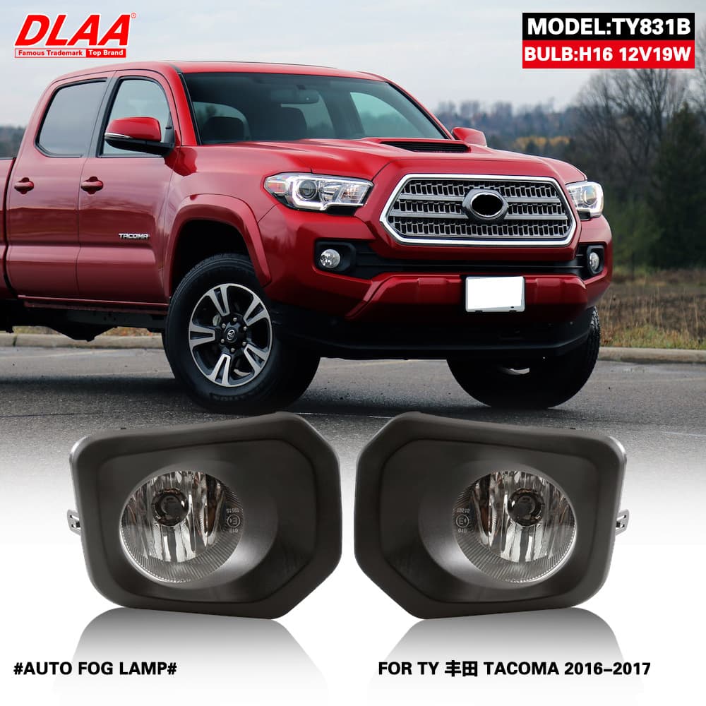 Compatible with 2016-2017 Toyota Tacoma Front Fog Light Assembly, Pickup Daytime Running Light, Bumper Light