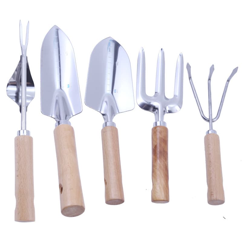 New Gardening Tools Home Flower Planting Beach Digging Small Iron Shovel Garden Soil Loosening Tool Stainless Steel